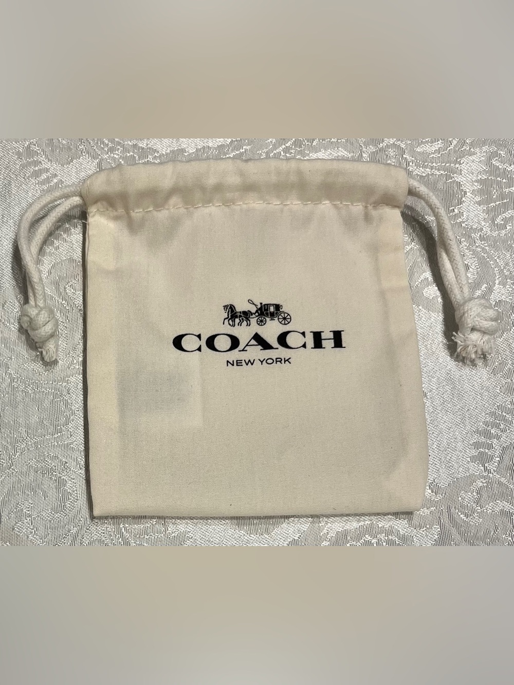 Coach Drawstring Jewelry Pouch